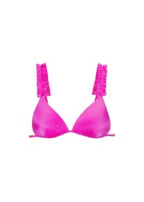 Lascana , Damen , Triangel-Bikini-Top &raquo;Liora&laquo; mit R&uuml;schen , Moderne Glanzware
