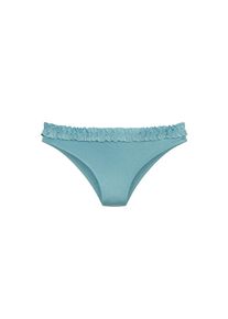 Lascana , Bikini-Hose »Liora«, mit Rüschen , grau , Moderne Glanzware