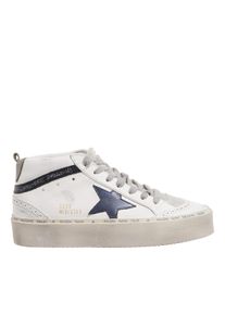 Golden Goose Deluxe Brand Golden Goose Low-Top Sneaker - Mid Star High-Top Leather Sneakers - Gr. 38 (EU) - in Weiß - für Damen