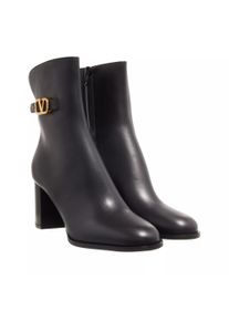 Valentino Garavani Stiefel & Boots - Signature Smooth Leather Boots - Gr. 40 (EU) - in Schwarz - für Damen