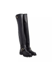 Jimmy Choo Stiefel & Boots - Biker II Over Knee Boots - Gr. 37 (EU) - in Schwarz - für Damen