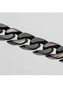 Holzkern Armband Bodyguards (Zebrano/Schwarz), Naturholz, Damen und Herren, größenverstellbar