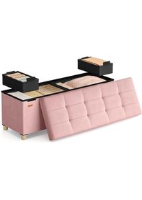 Sitztruhe »Ottomane« , rosa , Songmics