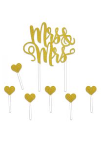 Decorazione per torta Mrs & Mrs