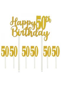 Happy 50th Birthday Cake Topper