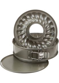 Städter Antihaft Springform 3 Teile Profi Backform Set mit 2 Böden 24cm
