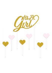It's A Girl Cake Topper