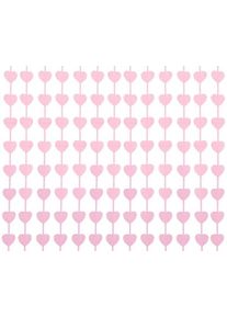 DIY Vorhang rosa Herzen 2m