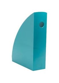 Exacompta Stehsammler MAG-CUBE Skandi, A4+, R&uuml;ckenbreite 82 mm, Griffloch, Blauer Engel, T 260 x H 305 mm, Polystyrol, pazifikblau