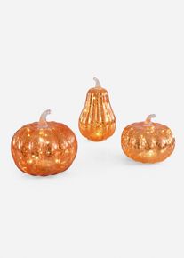 LED-Deko-Objekt Kürbisse (3-tlg.Set) in orange, Onesize, bonprix