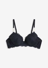 Schalen-BH aus Spitze in blau, Grösse 95A, bonprix