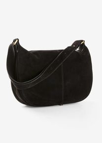 Lederhandtasche in schwarz, Grösse 25x36 cm, bonprix