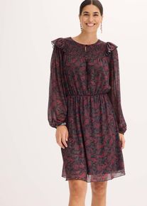 Jerseykleid in schwarz, Grösse 40/42 (M), bonprix