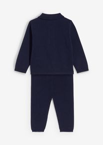 Polopullover und Leggings (2-tlg.Set) in blau, Grösse 68/74, bonprix