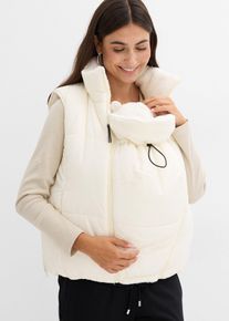 4-in-1 Umstands- und Trageweste zum Wenden in beige, Grösse 42, bonprix