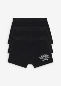 Boxershorts eng mit weicher Baumwolle (3er Pack) in schwarz, Grösse 10 (4XL), 95% Baumwolle, bonprix
