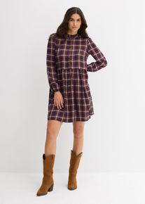 Minikleid aus softer Viskose in blau, Gr&ouml;sse 44, bonprix