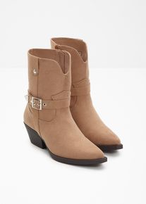 Cowboy-Boots in braun, Grösse 39, bonprix