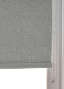 Store enrouleur occultant texturé en gris150x45 cm, Couleur/Motif: gris foncé, bonprix