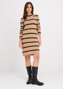 Figurbetontes Strickkleid in braun, Grösse 36/38 (S), bonprix