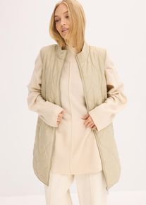 Ultraleichte Steppweste in beige, Grösse 52, bonprix