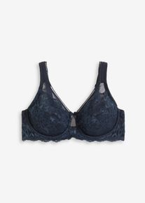 Minimizer-BH mit gepolsterten Trägern in blau, Grösse 100C, bonprix