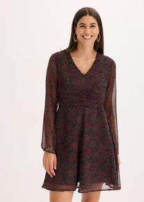 Minikleid in schwarz, Grösse 54, bonprix
