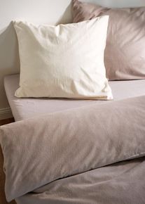 Softflannel Bettwäsche in braun, 135x200 cm, 100% Baumwolle, bonprix