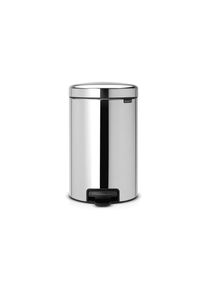 Mülleimer »NewIcon 12 l, Brilliant Steel«, 1 Behälter , silberfarben , Brabantia