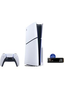 Playstation 5 , Konsolen-Set »+ Samsung 990 PRO 1TB« , schwarz-weiss , Die PS5-Konsole ist über HDMI 2.1 mit 8K-Displays kompatibel.