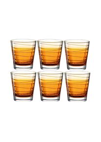 Glas »Vario Struttura, 250ml«, (6 tlg.) , orange , Leonardo