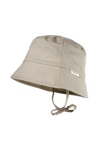 MaxiMo , Fischerhut, für Jungen mit Nackenschutz und Bindeband , beige , MINI BOY-Hut