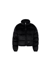 Alpha Industries, Unisex, Bomberjacke &raquo;Fur Puffer W&laquo;, schwarz, S, Kunstfell