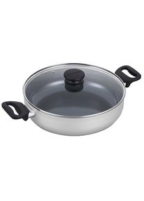 Bräter »Indu+ 24 cm«, Aluminium , silberfarben , Brabantia