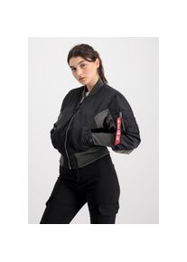 Alpha Industries, Unisex, Bomberjacke &raquo;MA-1 Cyber Women&laquo;, schwarz, L, Bomberjacke "MA-1 Cyber Wmn"