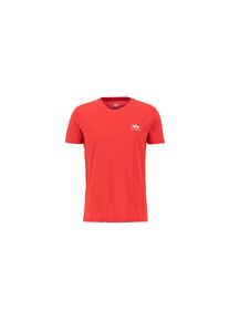 Alpha Industries , Damen , T-Shirt »Backprint T-Shirt« , rot , Single Jersey Stoff