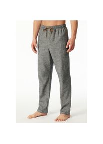 Schiesser , Pyjamahose »Mix + Relax«, verdeckte Knopfleiste, seitliche Taschen, wärmend, Flanell , grau , Herren-Schlafanzughose von Schiesser