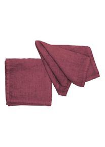 Stoffserviette »Liska 40 cm«, (6 St.) , rot , Pichler