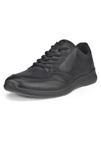 Ecco , Schnürschuh »Irving« , Freizeitschuh, Halbschuh, Schnürschuh mit gepolstertem Schaftrand , schwarz , Sportiver Schnürer als Alltagsbegleiter