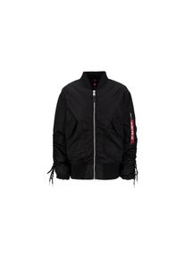 Alpha Industries , Bomberjacke »CWU MA-1 Bomber Women« , schwarz , Elastische Armbündchen