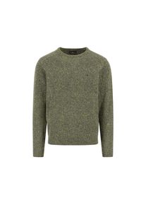 Fynch-Hatton , Strickpullover, meliert, mit Rundhals , grün , Strickpullover für Herren von Fynch-Hatton