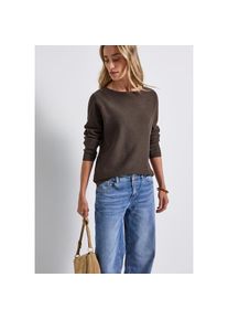 Street One , Strickpullover, mit U-Boot-Ausschnitt , Strukturpullover von Street One für Damen
