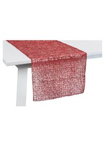 Tischläufer »Veneto 45 cm x 45383 m, Rot« , rot , Pichler