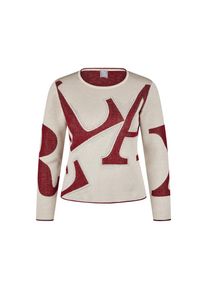 Rabe , Strickpullover, mit grafischem Muster , gelb , Pulli von Rabe MODEN