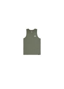 Alpha Industries, Herren, Muscleshirt &raquo;Basic Tank SL&laquo;, schwarz olive, XL, Single Jersey Stoff