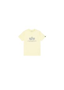 Alpha Industries, Herren, T-Shirt &raquo;Basic T-Shirt BL&laquo;, retro gelb, 3XL, Single Jersey Stoff