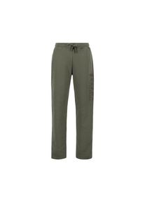Alpha Industries, Herren, Jogginghose &raquo;Embroidery Jogger&laquo;, schwarz olive, 3XL, Normalgr&ouml;ssen, Brushed Fleece Stoff