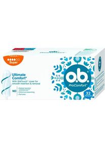 o.b. OB Tampons ProComfort Super Carton, 32 pièces