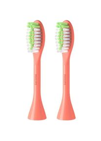 Philips One by Sonicare têtes de brosse de rechange corail, 2 pièces