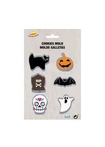 SET 6 HALLOWEEN KEKSFORMEN AUS METALL